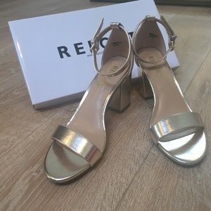 gold heels